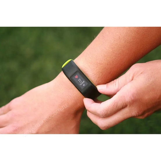 Фитнес-браслет Garmin Vivosport с GPS лимонные большой размер