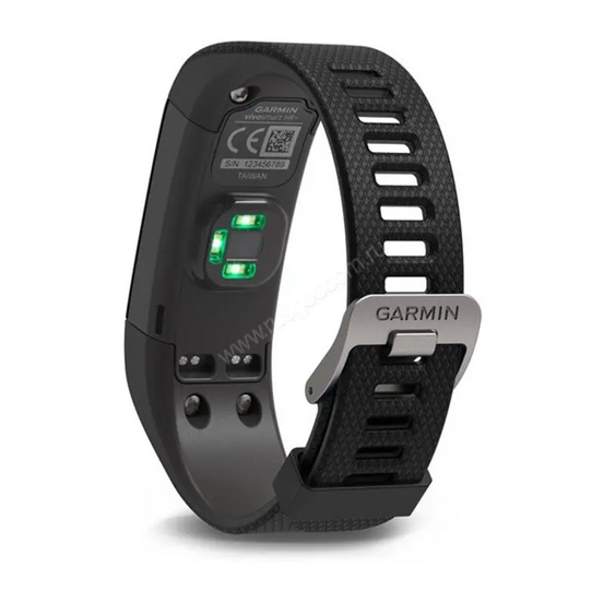 Фитнес-браслет Garmin vivosmart HR+ черно-серые большой размер