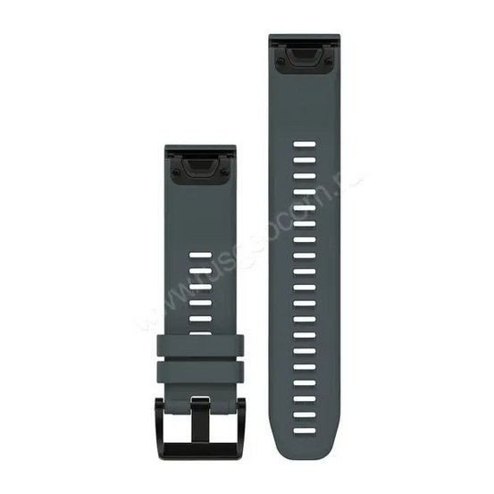Ремешок сменный Garmin QuickFit 22 мм (силикон) гранитно-синий