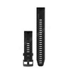 Ремешок сменный Garmin QuickFit 20 мм (силикон) черный, большой