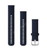 Ремешок сменный Garmin Quick Release 22 мм (силиконовый) темно-синий с серебристой застежкой