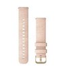 Ремешок сменный Garmin Quick Release 20 мм (нейлоновый) розовый с золотистой застежкой