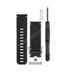 Ремешок сменный Garmin (кожа) fenix 3 черный