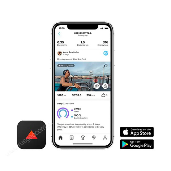 Часы SUUNTO 3 Pebble White Light Gold