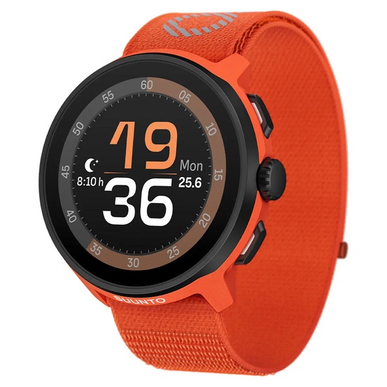 Часы SUUNTO RUN Coral Orange с текстильным ремешком