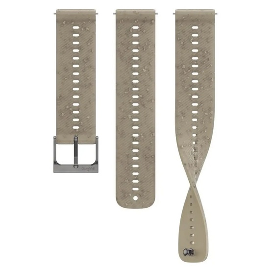 Силиконовый ремешок SUUNTO Athletic 6 22 мм Gravel Gray S+M, серый