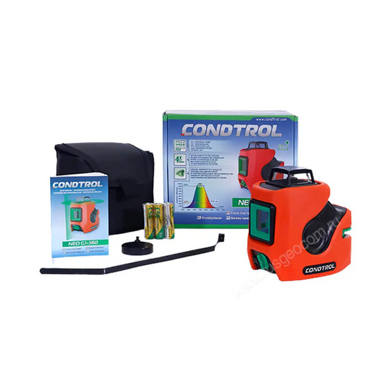 Лазерный уровень Condtrol NEO G1-360 с зеленым лучом