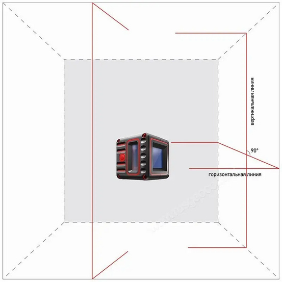 Лазерный уровень ADA Cube 3D Basic Edition с калибровкой