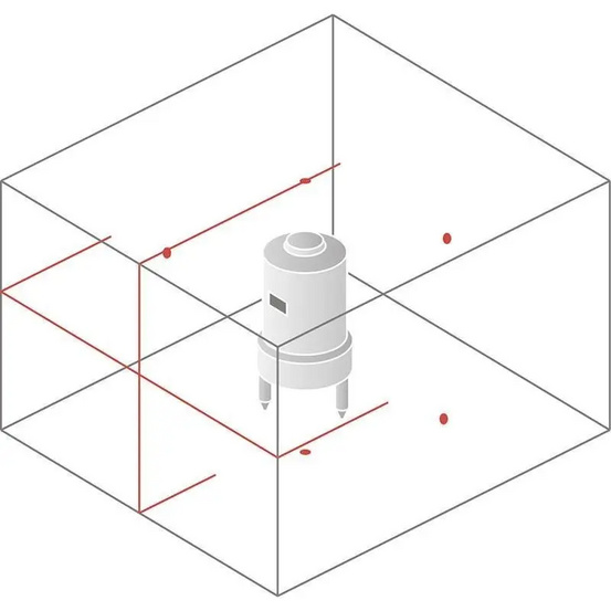 Лазерный нивелир NEDO X-Liner5.2 с калибровкой