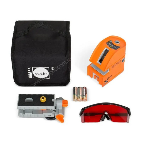 Лазерный нивелир NEDO X-Liner5.2 с калибровкой