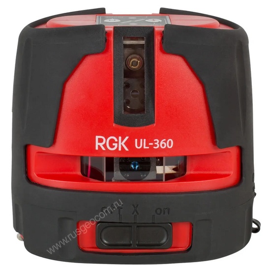 Комплект: лазерный уровень RGK UL-360 с калибровкой + штатив RGK F170, приемник RGK LD-5, рейка RGK LR-2