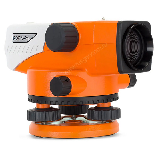 Комплект оптический нивелир RGK N-24 с поверкой + штатив S6-N + рейка RGK TS-7