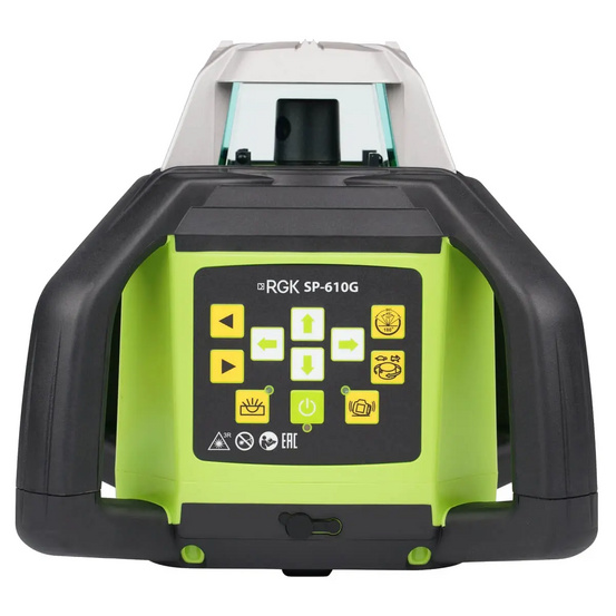 Комплект: ротационный нивелир RGK SP-610G + элевационный штатив RGK SH-170