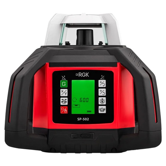 Комплект: ротационный нивелир RGK SP-502 с калибровкой + элевационный штатив RGK SH-340