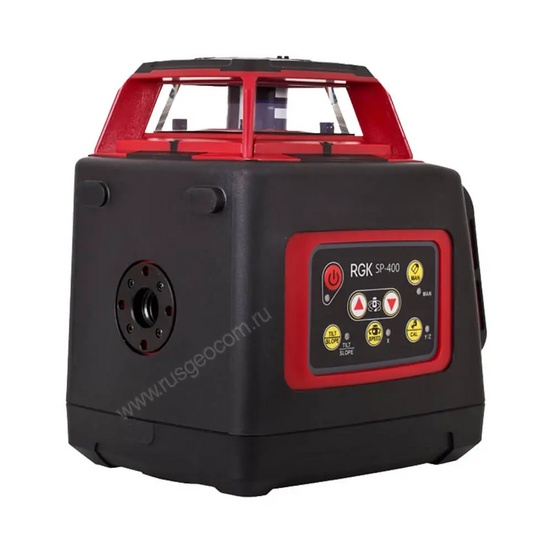 Комплект: ротационный нивелир RGK SP-400 + штатив RGK SH-170, рейка RGK LR-2