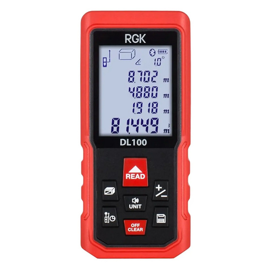 Комплект: ротационный нивелир RGK SP-310 + элевационный штатив RGK SH-170 + рейка RGK LR-2 + дальномер RGK DL100