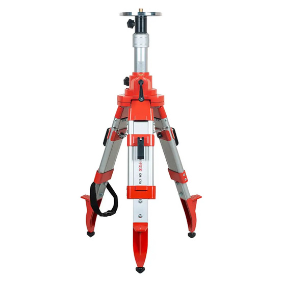 Комплект: ротационный нивелир RGK SP-100G с калибровкой + элевационный штатив RGK SH-170 + рейка RGK LR-2 + дальномер RGK DL100G