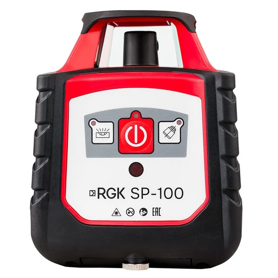 Комплект ротационного нивелира с элевационным штативом RGK SP-100 COMBO с калибровкой