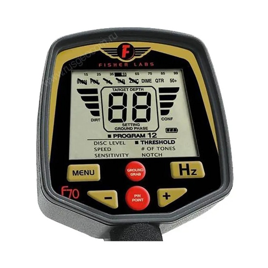 Комплект: металлоискатель Fisher F70 GWP-R + пинпоинтер RGK MD-5