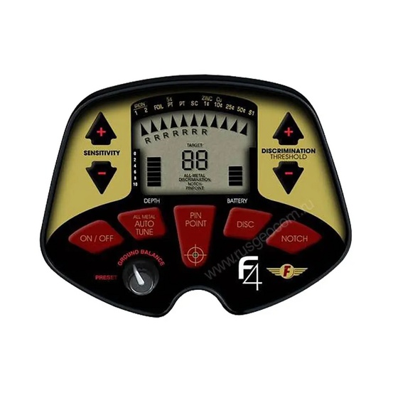 Комплект: металлоискатель Fisher F4 + пинпоинтер RGK MD-5
