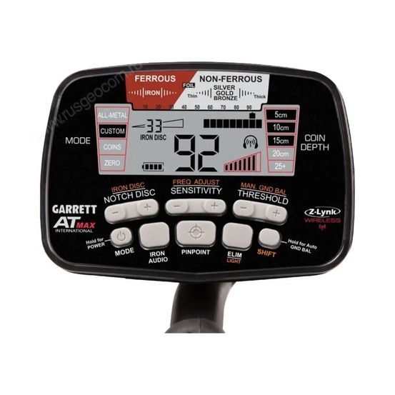 Комплект: металлоискатель Garrett AT MAX + пинпоинтер RGK MD-5