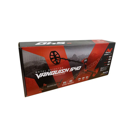 Комплект: металлоискатель Minelab Vanquish 540 + пинпоинтер RGK MD-5