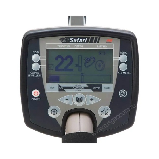 Комплект: металлоискатель Minelab SAFARI + пинпоинтер RGK MD-5