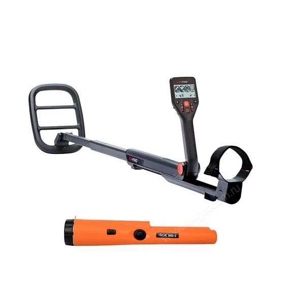Комплект: металлоискатель Minelab GO-FIND 44 + пинпоинтер RGK MD-5