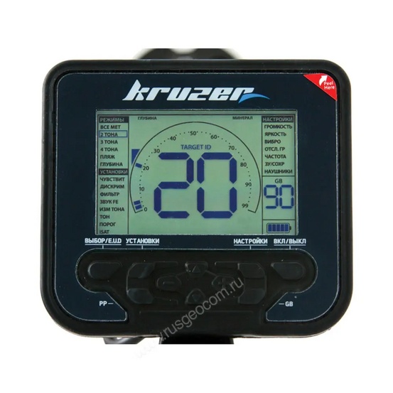 Комплект: металлоискатель Nokta Makro Kruzer + пинпоинтер RGK MD-5