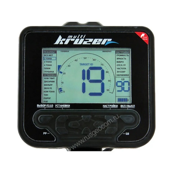 Комплект: металлоискатель Nokta Makro Kruzer Multi K2 + пинпоинтер RGK MD-5