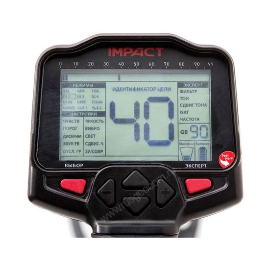 Комплект: металлоискатель Nokta Makro Impact Base + пинпоинтер RGK MD-5