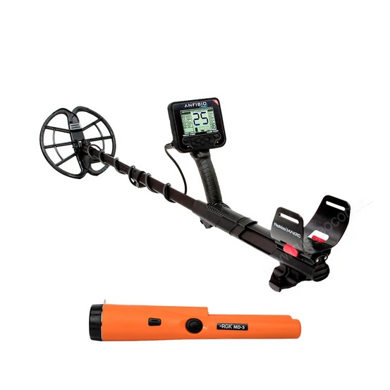 Комплект: металлоискатель Nokta Makro Anfibio Multi + пинпоинтер RGK MD-5