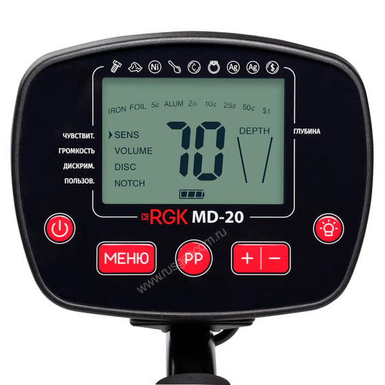 Металлоискатель RGK MD-20