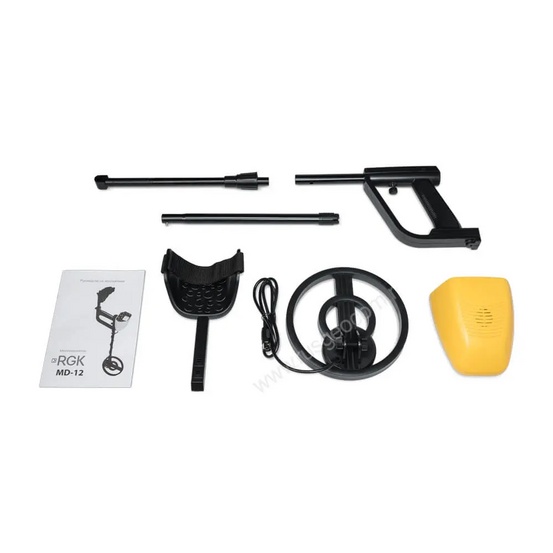 Комплект: металлоискатель RGK MD-12 + пинпоинтер RGK MD-5