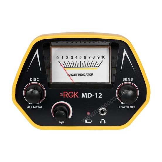 Комплект: металлоискатель RGK MD-12 + пинпоинтер RGK MD-5