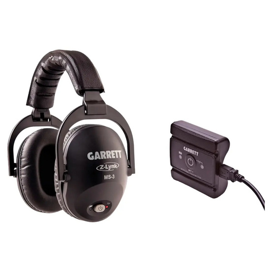 Комплект беспроводные наушники Garrett MS-3 + беспроводной модуль для наушников Garrett Z-Lynk Wireless Kit 1627720