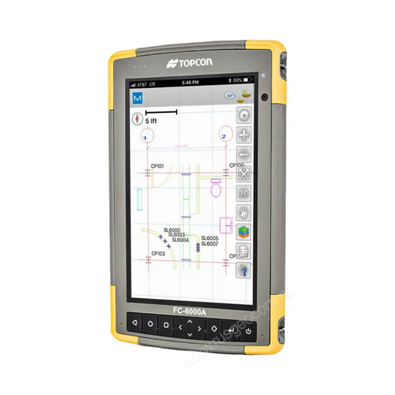 Полевой контроллер TOPCON FC-6000A с GSM модемом с ПО Magnet Construct (12 месяцев)