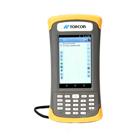 Полевой контроллер TOPCON FC-600 с ПО Magnet Construct (12 месяцев)