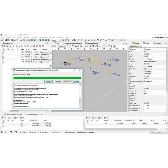 Программное обеспечение КРЕДО НИВЕЛИР 3.1