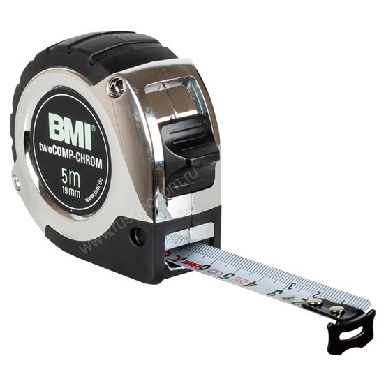 Измерительная рулетка BMI twoCOMP CHROM 5 M с калибровкой