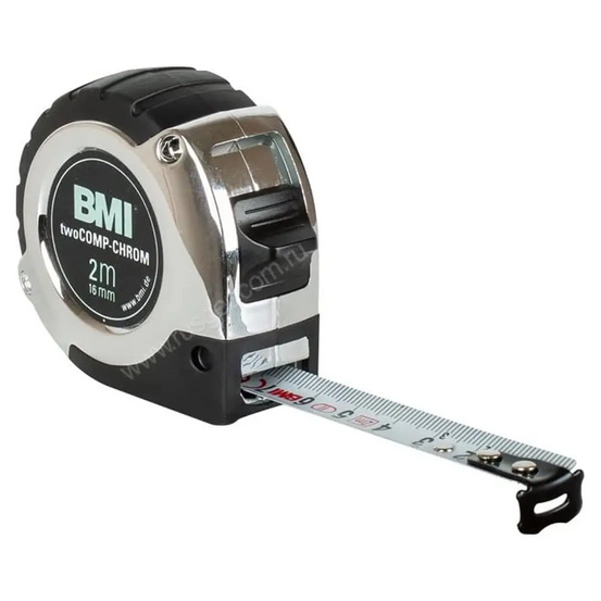 Измерительная рулетка BMI twoCOMP CHROM 2 M с калибровкой
