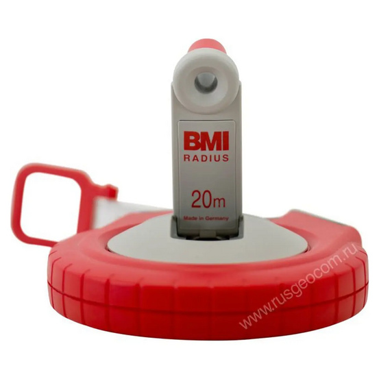 Измерительная рулетка BMI RADIUS 20M с фибергласовой лентой