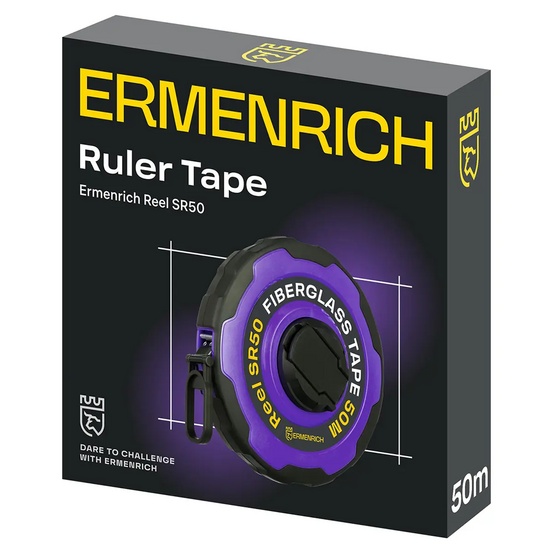 Рулетка Ermenrich Reel SR50 фиолетовый
