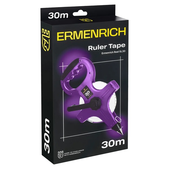 Геодезическая рулетка Ermenrich Reel SL30 фиолетовый