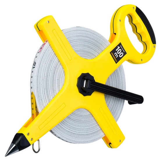 Геодезическая рулетка Ermenrich Reel SL100 жёлтый