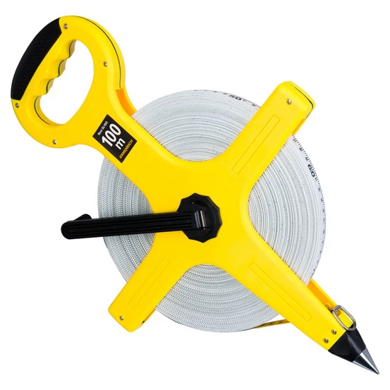 Геодезическая рулетка Ermenrich Reel SL100 жёлтый