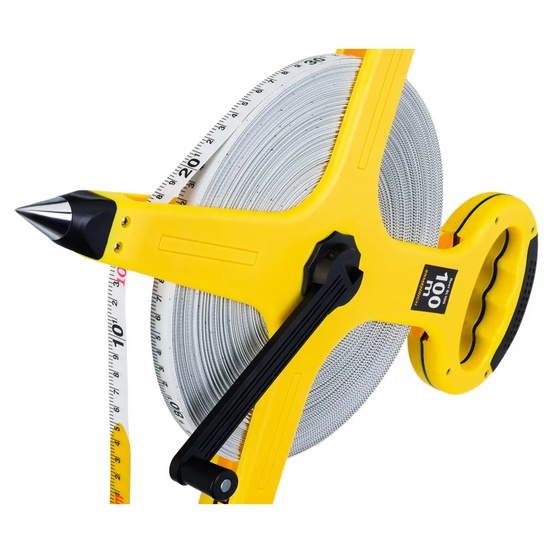 Геодезическая рулетка Ermenrich Reel SL100 жёлтый