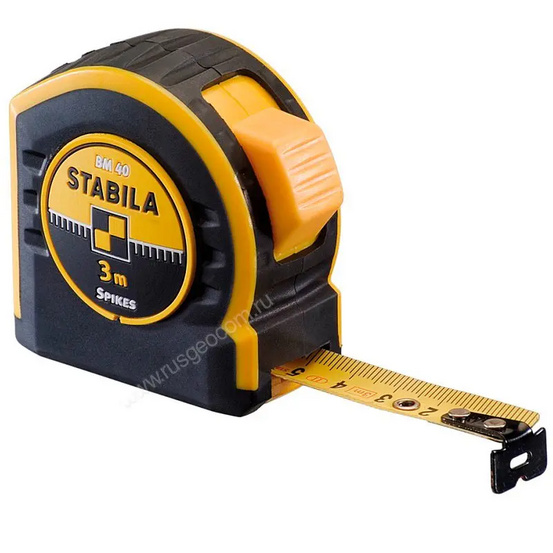 Рулетка STABILA BM 40 3 м с калибровкой