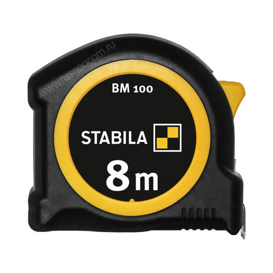 Рулетка STABILA BM 100 8м с калибровкой