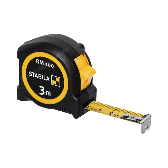 Рулетка STABILA BM 100 3м с калибровкой